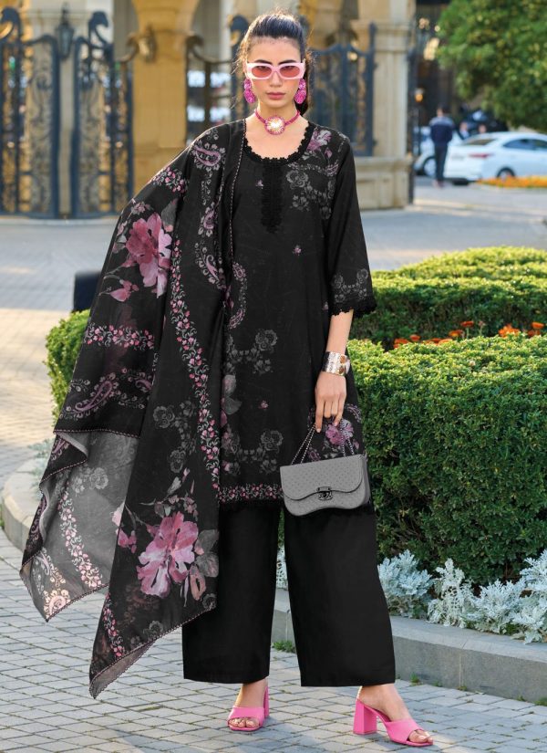 Black Cotton Salwar Suit