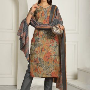 Cotton Readymade Salwar Suit In Multi Colour
