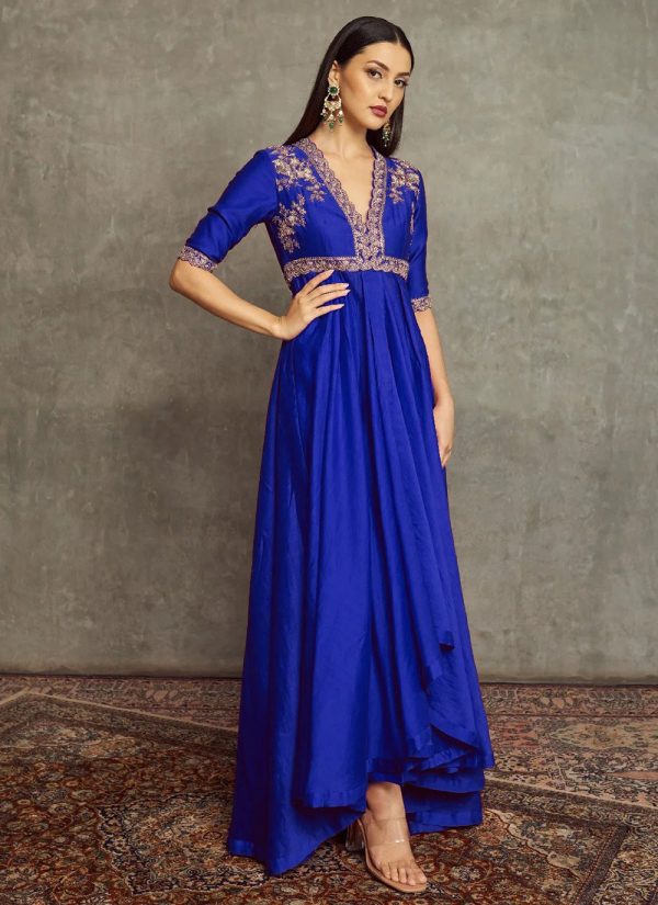 Embroidered Art Silk Casual Kurti
