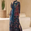 Embroidered Work Chinon Salwar Suit In Rama