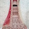 Embroidered Work Velvet Lehenga Choli In Maroon