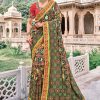 Multi Colour Silk Contemporary Saree