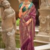 Pink Jacquard and Weaving Work Banarasi Silk Trendy Saree