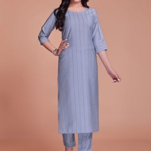 Plain Viscose Designer Kurti