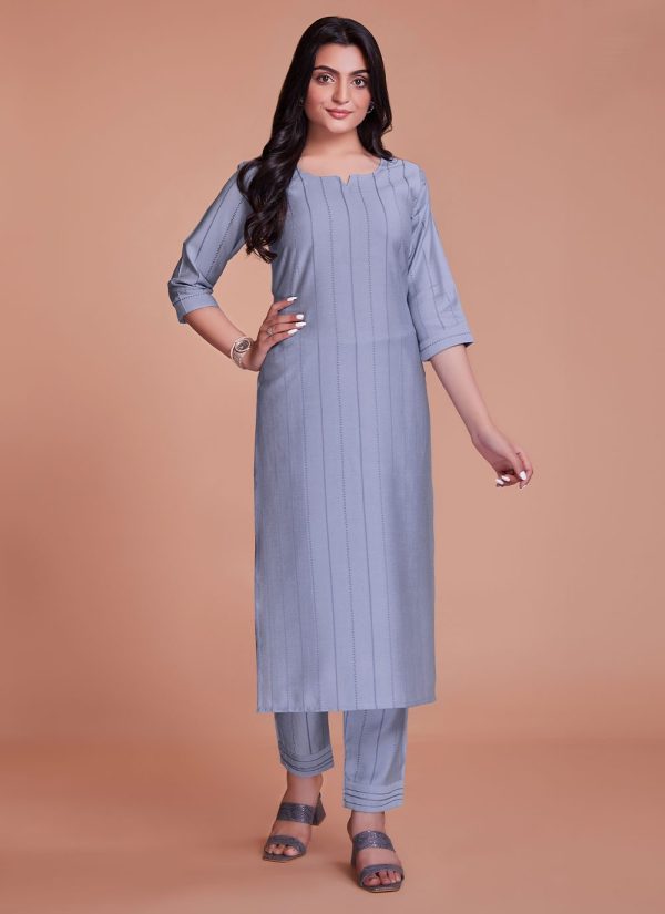 Plain Viscose Designer Kurti