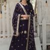 Prime Purple Shimmer  Designer Gown