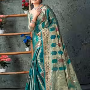 Sea Green Engagement Classic Designer Saree