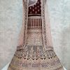 Velvet Lehenga Choli In Brown