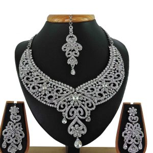 White Ceremonial Necklace Set