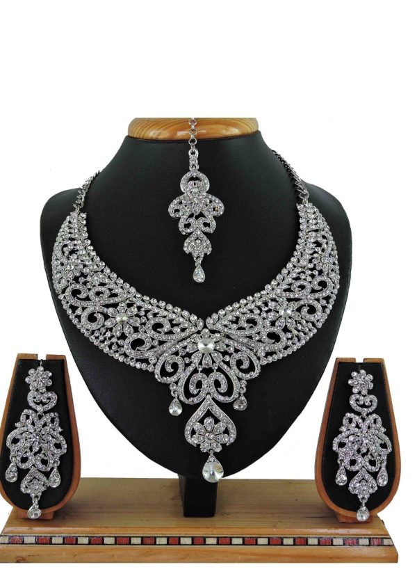 White Ceremonial Necklace Set