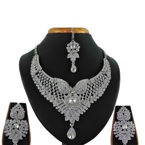 White Ceremonial Necklace Set