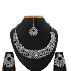 White Ceremonial Necklace Set