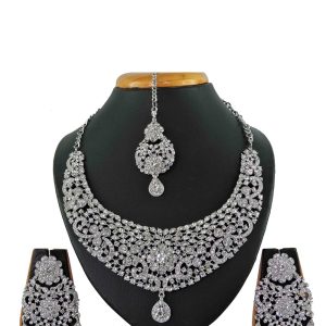 White Party Necklace Set