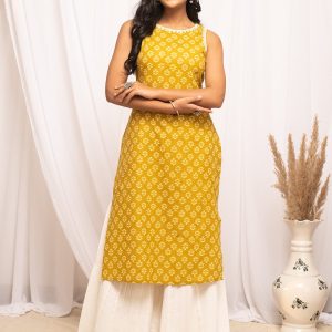 Yellow Cotton Designer