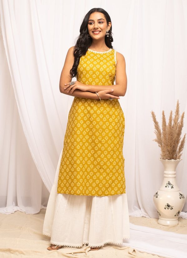 Yellow Cotton Designer