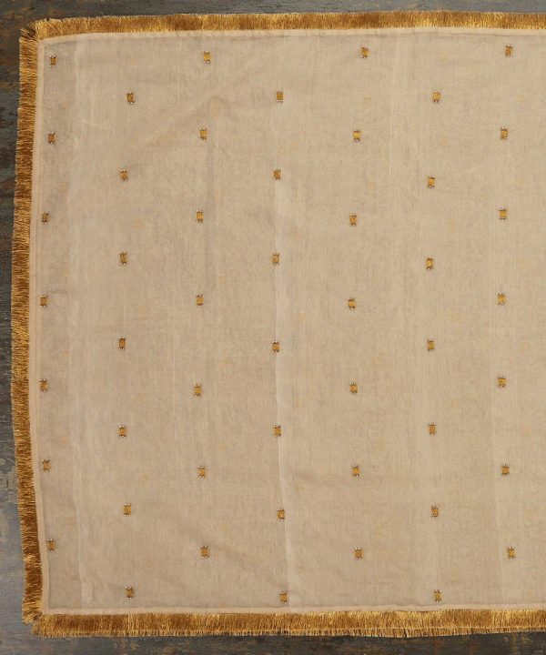 Light Gold Handloom Cotton Tissue Dupatta With Gota Booti And couturecraze Lace Weaver Story brings to you the elegance of the popular Rajasthani craft - Gota Patti ...