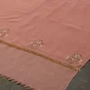 Add elegance to your look with our Pink Silk Dupatta featuring intricate gota patti work and a sheer organza border. Perfect for festive occasions. by couturecraze