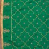 Verdian Green Handloom Organza Dupatta with Hand Embroidered Gota & Zardozi Work with couturecraze. Handmade in India. Elegant traditional attire, priced at ₹15,999. Perfect for festive occasions.