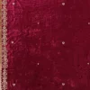 Add elegance with our Plum Velvet Dupatta, featuring exquisite hand-embroidered zardozi work. Perfect for weddings and festive occasions, this dupatta exudes timeless luxury.