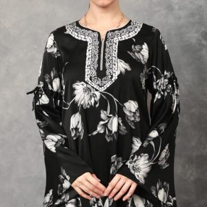 Women's Stylish One Piece Knee Length Dress for Ladies, Black Trendy Kurtas for Ladies, Round Neck, by couturecraze The Women's Stylish One-Piece Knee-Length Dress by CoutureCraze combines elegance with modern flair, offering a versatile choice for various occasions. This dress, designed with a round neck and knee-length cut, provides a chic yet comfortable fit that’s ideal for day or evening wear. The black color adds a classic touch, making it easy to accessorize and style for both formal and casual settings. For those who love traditional wear with a contemporary twist, the trendy black kurta style offers a balance of sophistication and simplicity. Its design works beautifully on its own or paired with accessories for an elevated look. Whether you’re attending a casual gathering or a more formal event, this one-piece dress adapts effortlessly to your style needs. With its timeless black shade and knee-length silhouette, this CoutureCraze dress is an essential addition to any wardrobe, promising both comfort and elegance in one stylish piece Thank you for choosing [couturecraze]! We’re delighted to be part of your style journey. Our handcrafted pieces will bring elegance to your wardrobe, and we’re excited for you to experience the beauty of traditional artistry. What’s Next? While we package your order, consider these ways to enhance your shopping experience with us: Browse Our Styling Guides: Discover expert tips for pairing your dupatta with various outfits for different occasions. Explore New Arrivals: Check out our latest collection of dupattas, sarees, and accessories to complete your look. Visit Our Blog for Style Inspiration: Gain insights into the rich heritage of handloom and embroidery while learning about our artisans' craft. Stay Connected To stay updated on our latest collections, styling tips, and special offers, follow us on Instagram and Facebook. Join our community and be inspired by beautiful traditional wear! Instagram: couture craze Facebook: couture craze YouTube: couture craze Thank you for your support! We look forward to seeing how you style your new dupatta! Questions or Assistance? Our customer support team is here for you! Feel free to contact us anytime with questions about your order or visit our Contact Us page for more information. Thank you for supporting traditional craftsmanship!