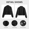 Discover our bomber jackets, in various colors, shapes and styles. Find elegant, versatile, printed & sporty bombers following the latest trends. Baonmy Women's Lightweight Cropped Bomber Jacket Casual Long Sleeve Varsity Jacket with Pocket Button Down Y2k Jacket