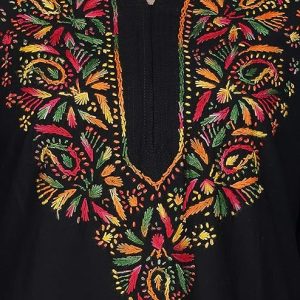Designer Latest Hand Lucknowi Chikankari Embroidery Cotton Short Kurti for Women/Girls Kashmiri Embroidered Short Kurti Light Pink couturecraze's Latest Hand Lucknowi Chikankari Embroidery Cotton Short Kurti for Women/Girls