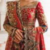 CoutureCraze red bridal lehenga with heavy gold embroidery, designer blouse, and embroidered dupatta