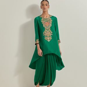 Knee length kurta set