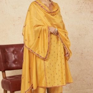 Panel Kurta With Pants And Dupatta